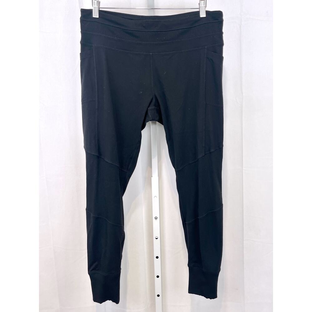 ATHLETA Excursion Tight 153393 Pull On Pocket Leggings Stretch Nylon Black XL